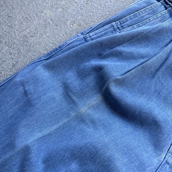 Deadstock Dockers Jeans Men's 31x32 Pleated Denim Levis Classic Fit Vintage NOS - Picture 5 of 13